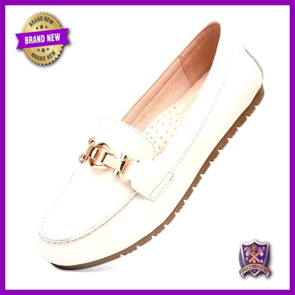 Shoes - Women's Loafers Slip-On Work Flats Comfortable Lightweight Business Casual Shoes